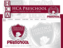 Tablet Screenshot of hcapreschool.org